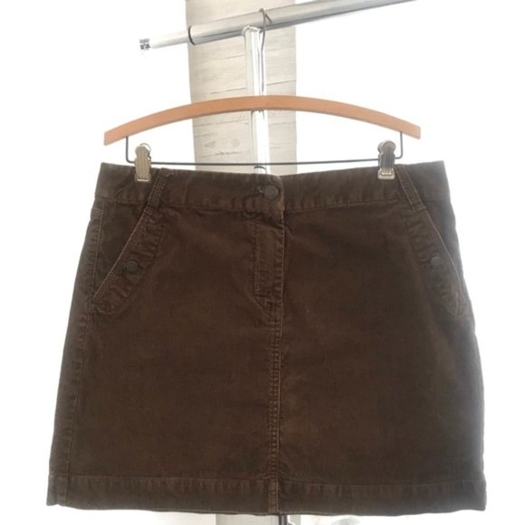 J. Crew Dresses & Skirts - J. Crew Brown Corduroy Mini Skirt